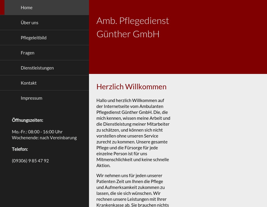 Ambulanter Pflegedienst Günther GmbH