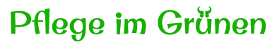 Logo: Pflege im Grünen GmbH
