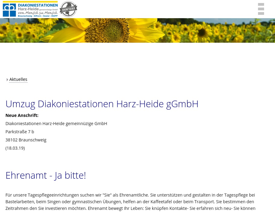 Diakoniestation Braunschweig gemeinnützige GmbH -Filiale Schwarzer Berg