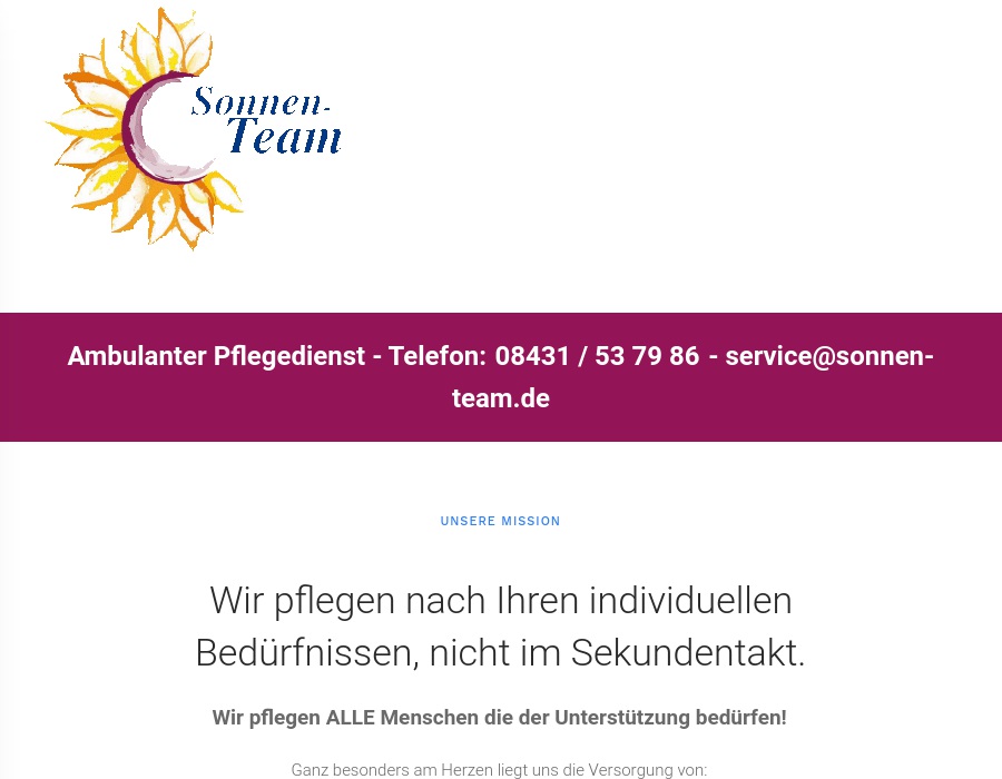 Sonnen-Team "Ambulanter Pflegedienst" Inh. Gernot Stampa
