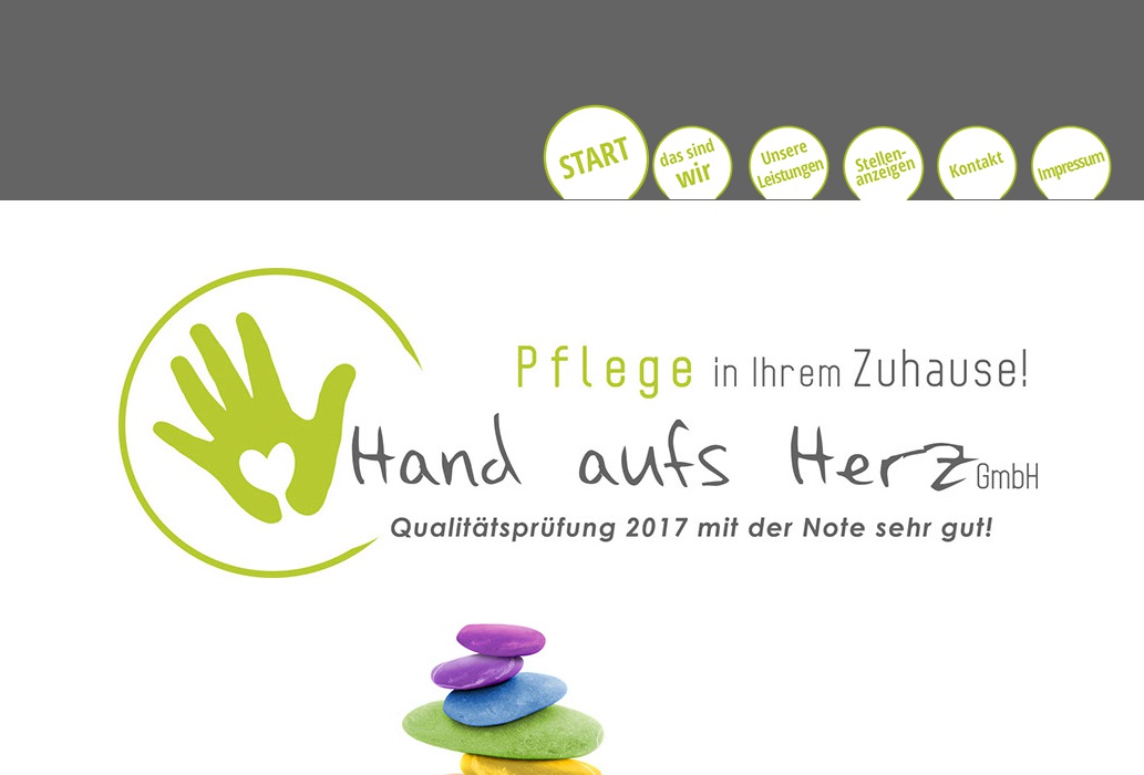 Hand aufs Herz Pflege in ihrem Zuhause