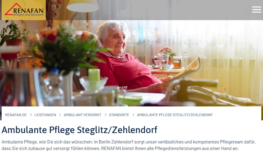 RENAFAN GmbH Pflegestation Steglitz