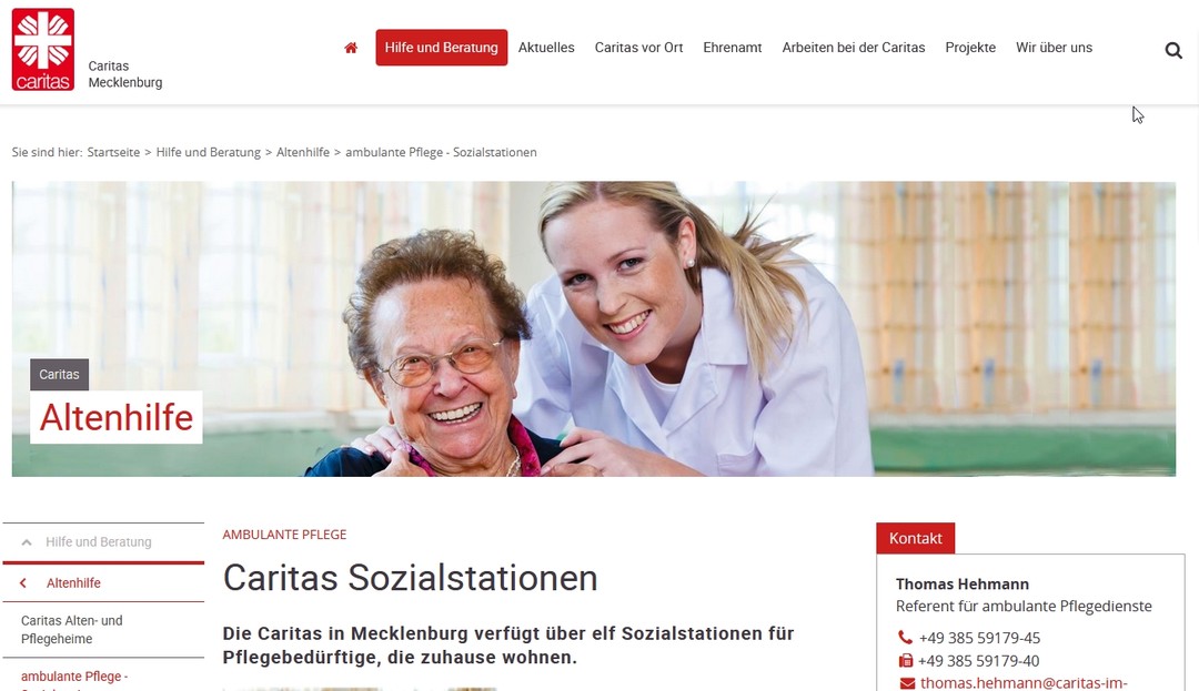 Caritasverband für das Erzbistum Hamburg e. V. Sozialstation Krakow