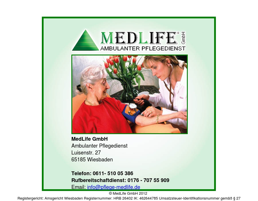 MedLife GmbH Pflegedienst