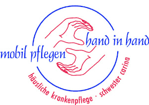 Logo: mobil pflegen hand in hand Carina Golkowski-Wieder