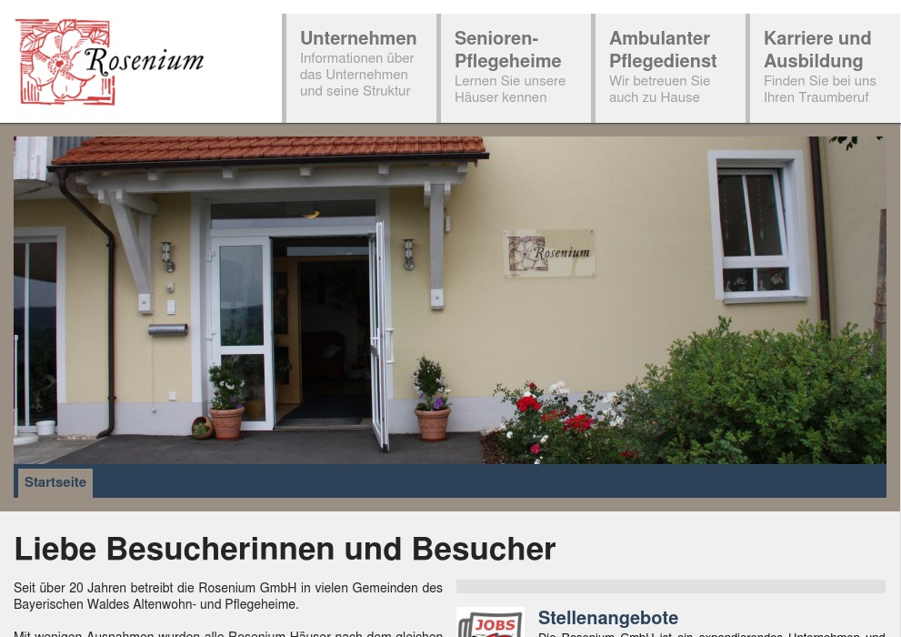 Rosenium Ambulante Pflege GmbH Bereich Freyung
