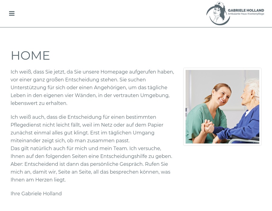 Ambulante Haus-Krankenpflege Gabriele Holland