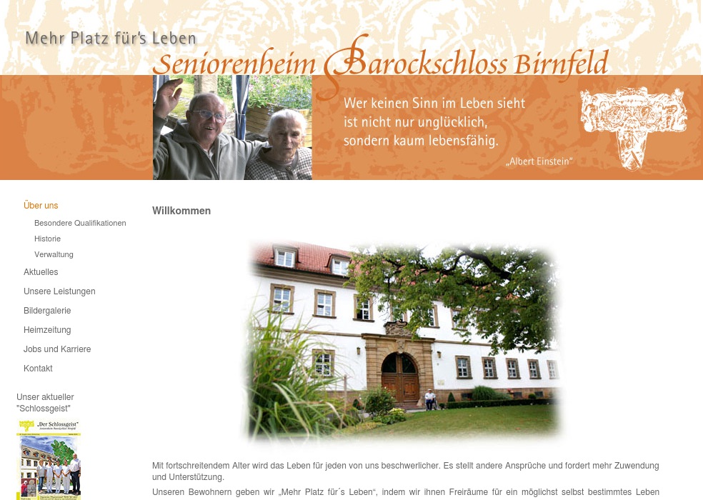 "Barockschloss Birnfeld" Ambulante Pflege