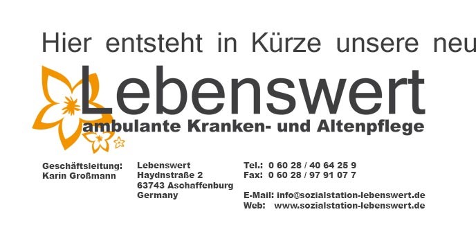 Logo: Sozialstation "Lebenswert"