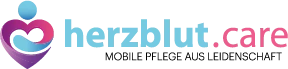 Logo: herzblut.care GmbH mobile Pflege aus Leidenschaft Inh: Korb Nicole