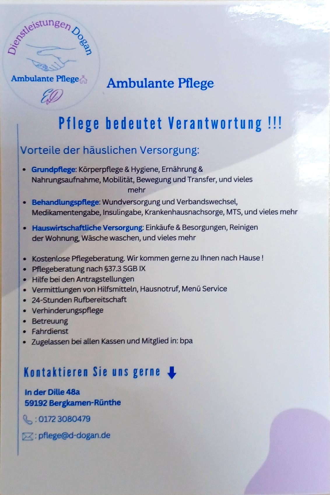 Dienstleistungen Dogan GmbH