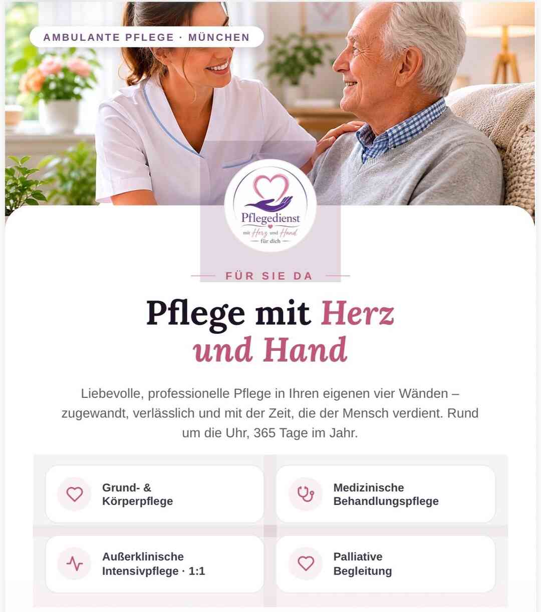Pflegedienst mit Herz und Hand für dich GmbH