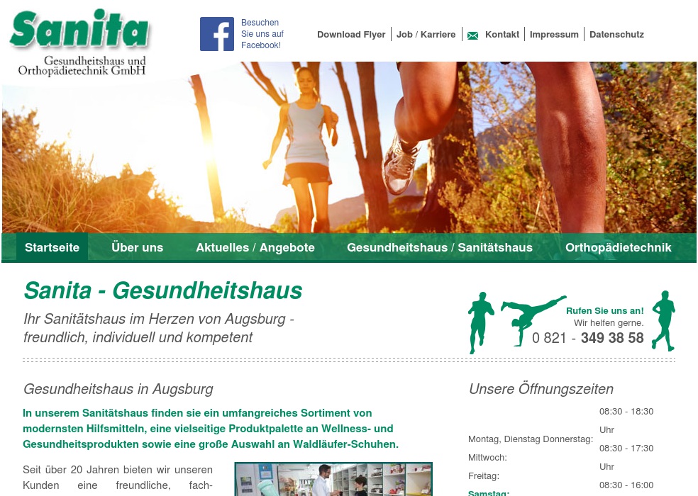 Sanita-Gesundheitshaus u. Orthopädietechnik GmbH Sanitätsartikel und -bedarf
