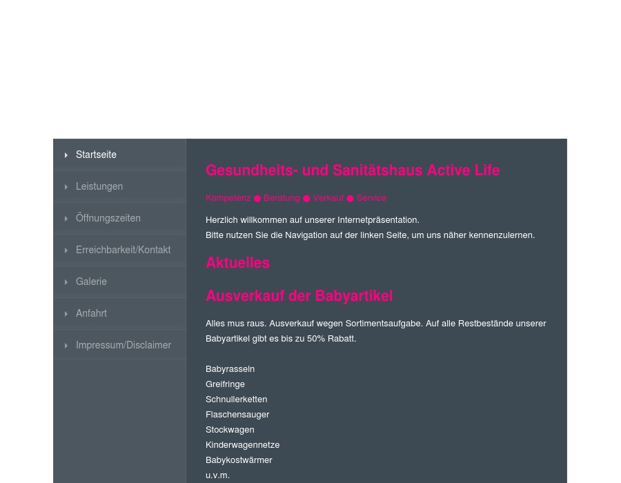 Active Life Inh. Gisela Csapo Sanitätshaus