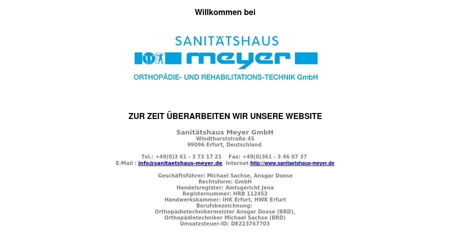 Sanitätshaus Meyer Orthopädie- und Rehabilitationstechnik GmbH