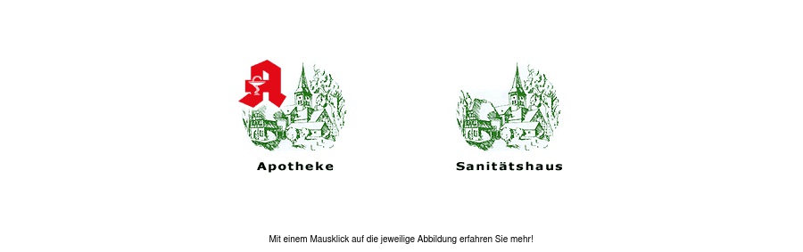 Sanitätshaus im Dorf