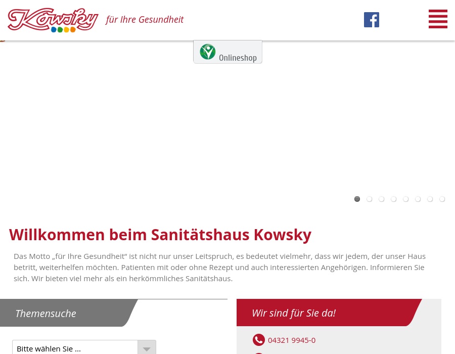 Kowsky Sanitätshaus GmbH Rehahilfsmittel und Orthopädie Sanitätsbedarf