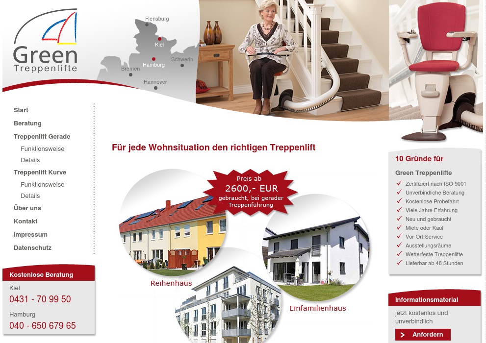 Green GmbH / Das Sanitätshaus / Treppenlifte / OrthopädieTechnik