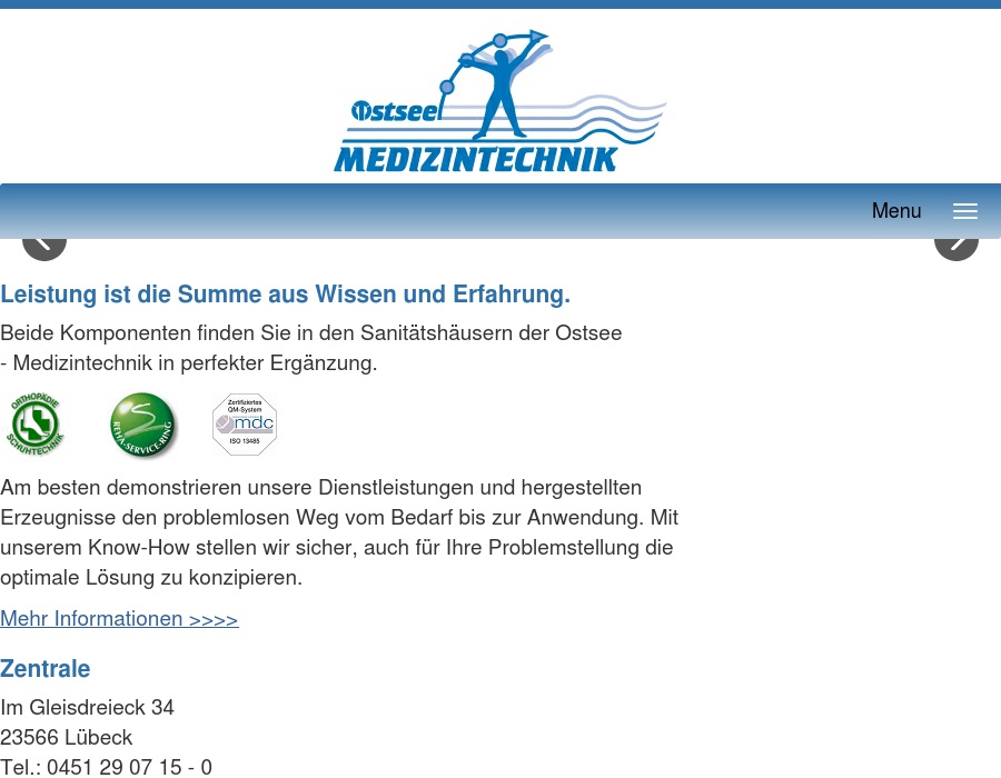 Sanitätshaus Ostsee-Medizintechnik