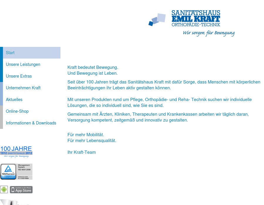 Sanitätshaus Emil Kraft & Sohn oHG