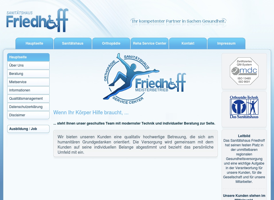 Sanitätshaus Friedhoff GmbH & Co.KG