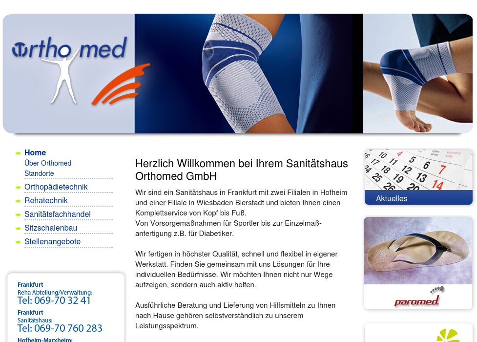 Orthomed GmbH - Sanitätshaus