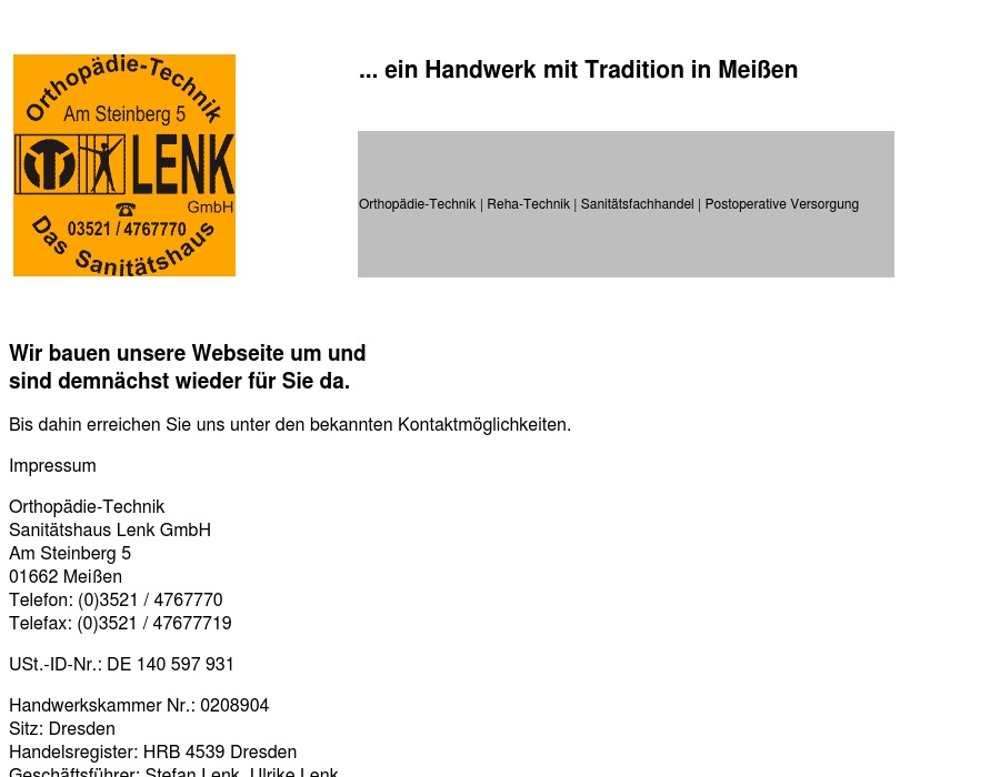 Sanitätshaus Lenk GmbH