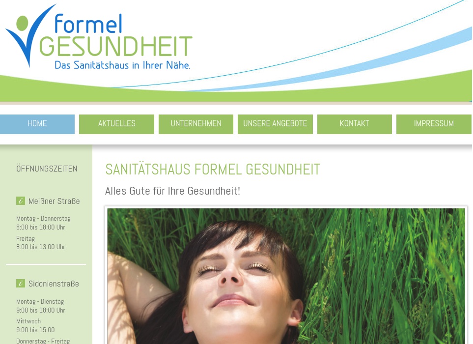 Formel Gesundheit - Das Sanitätshaus in Ihrer Nähe