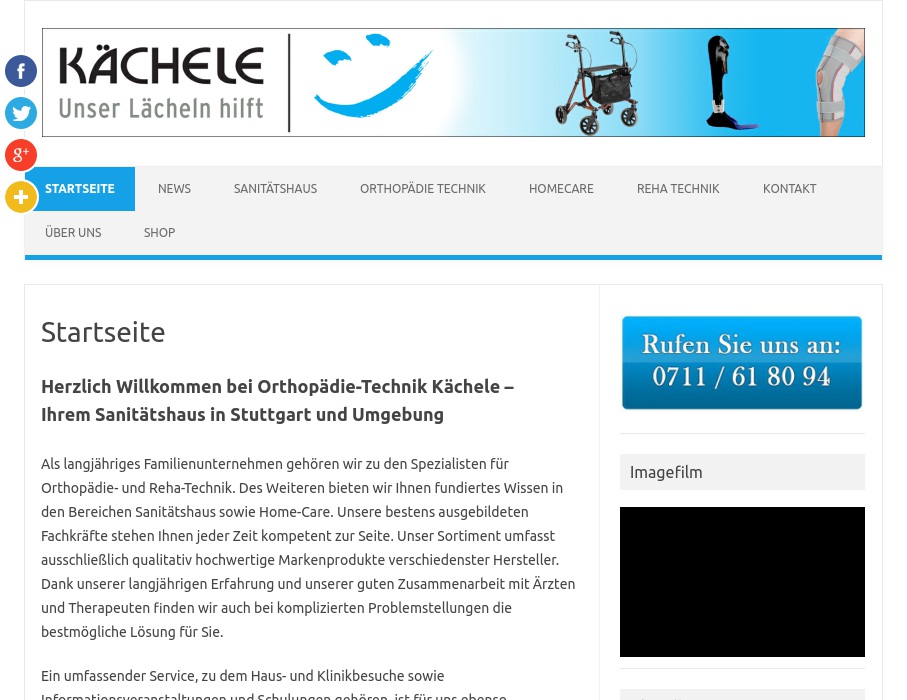 Orthopädie-Technik Kächele GmbH Sanitätshäuser