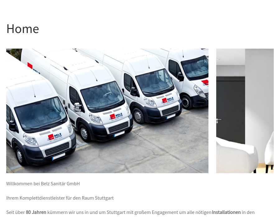 Belz Sanitäre Anlagen GmbH Sanitär- und Heizungsbau
