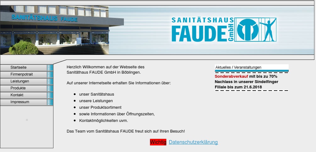 Sanitätshaus Faude GmbH
