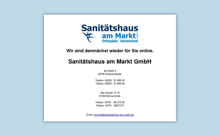 Sanitätshaus Am Markt Inh. Jörn Stellmann