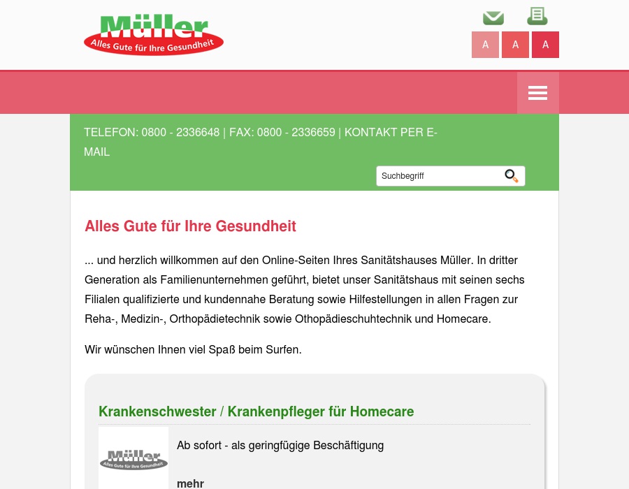 Sanitätshaus Müller GmbH & Co. KG