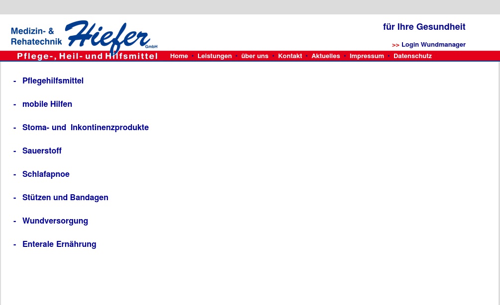 Medizin -und Rehatechnik Hiefer GmbH