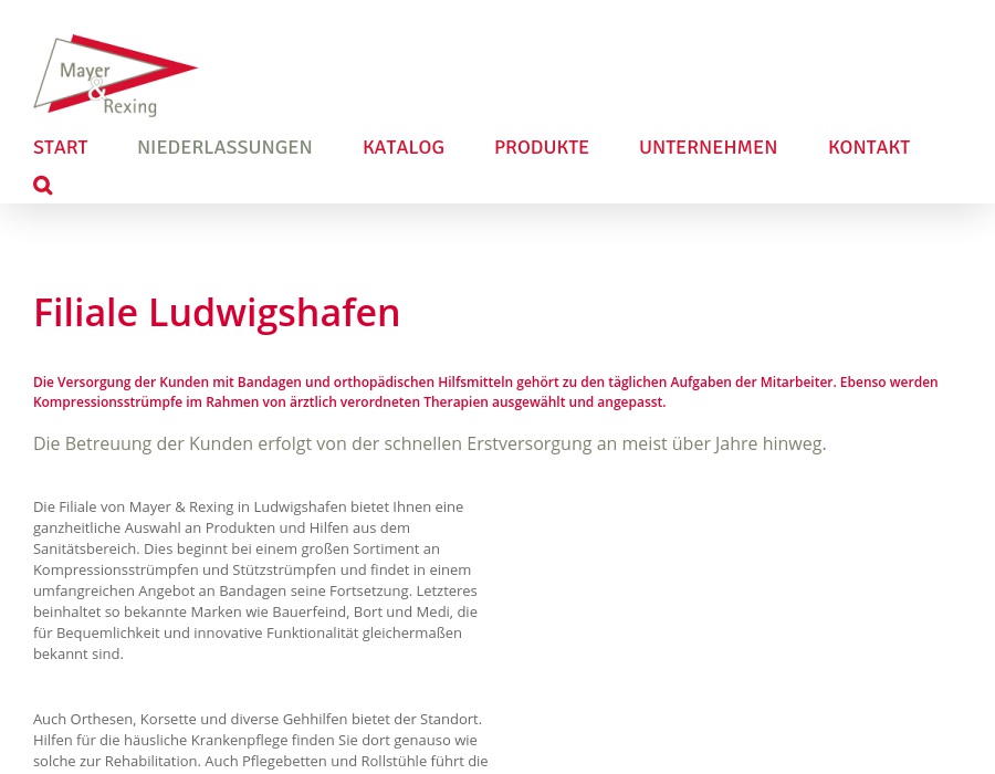 Sanitätshaus Mayer & Rexing GmbH