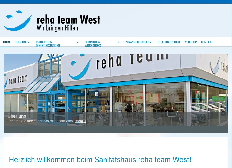 reha team West GmbH & Co KG Rehabilitationstechnik am Menschen