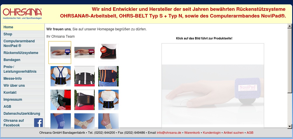 OHRSANA GmbH Gummistrumpffabrik