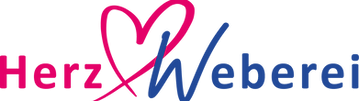 Logo: HerzWeberei  "Fürsorge im Alltag"